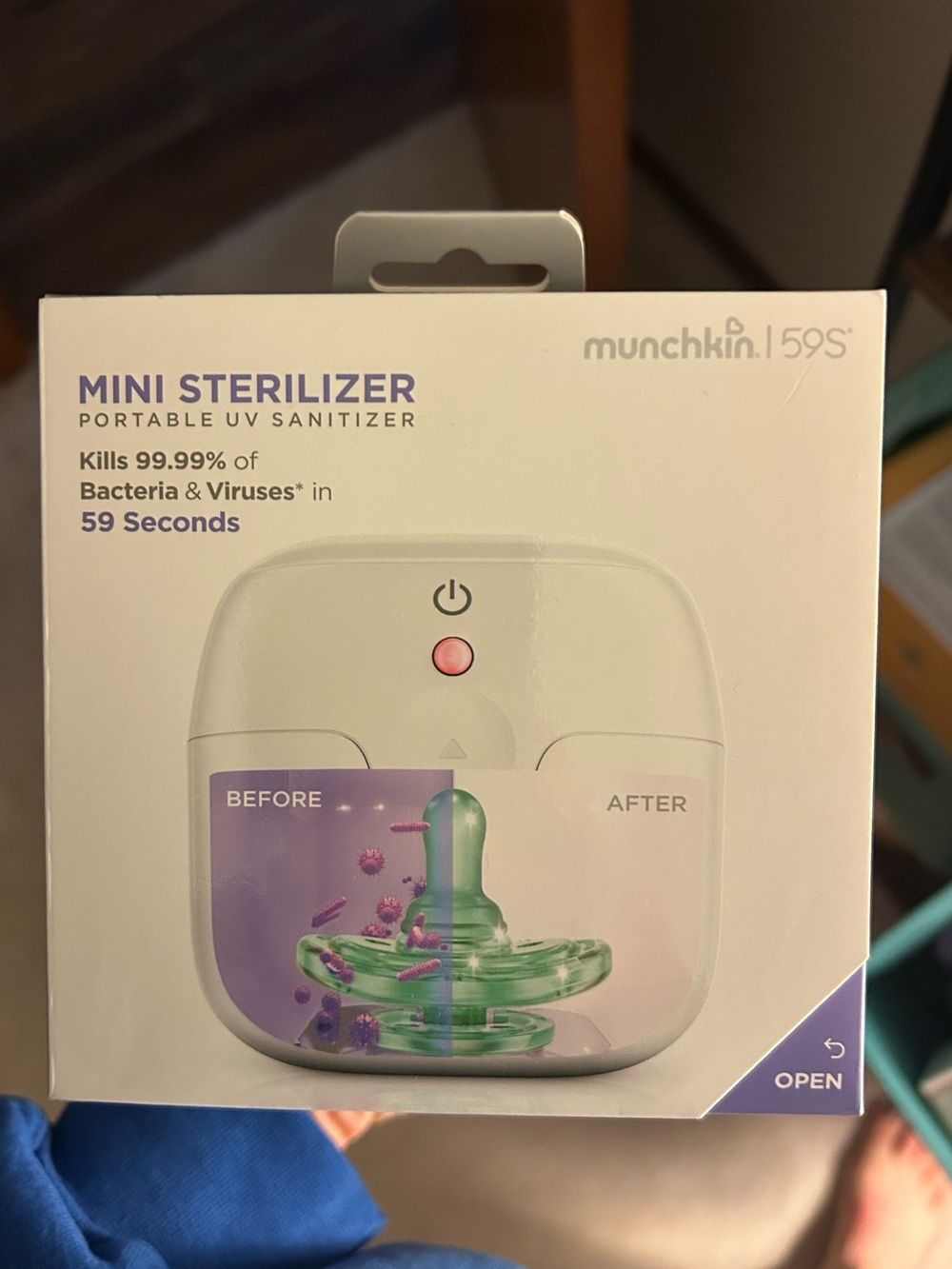 Munchkin Portable UV Sterilizer Box - White & Gray